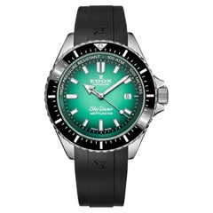 Edox Skydiver Montre automatique Neptunian pour homme 801203NCAVDN