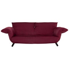 Edra Bilbo Fabric Sofa Purple Two-Seat Function Gianfranco Gualtierotti Couch
