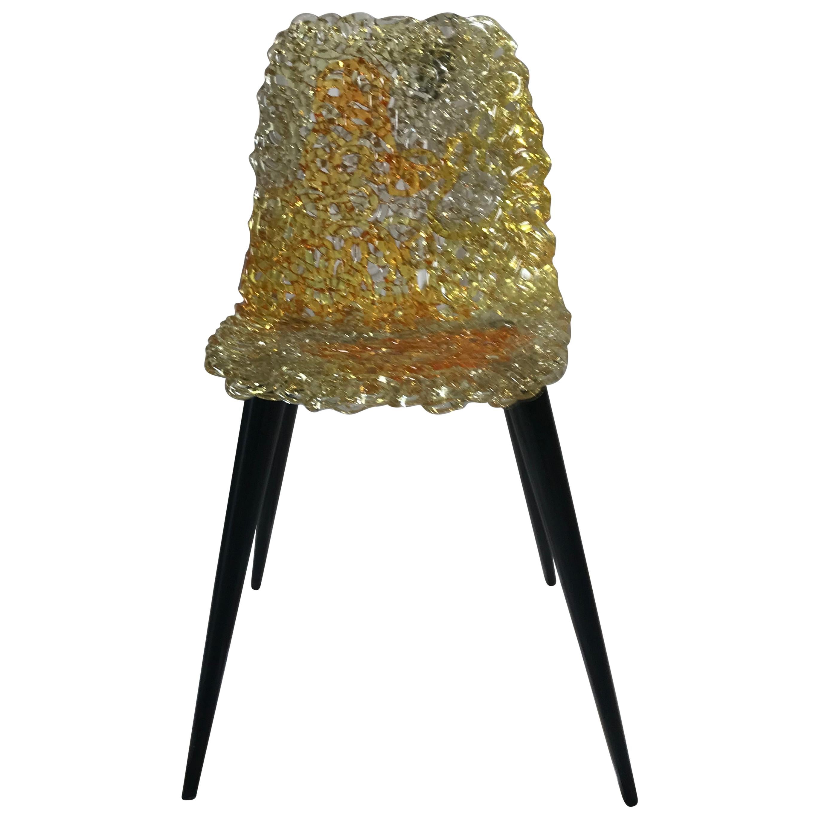 Edra Gina Chair in Gold or Topaz