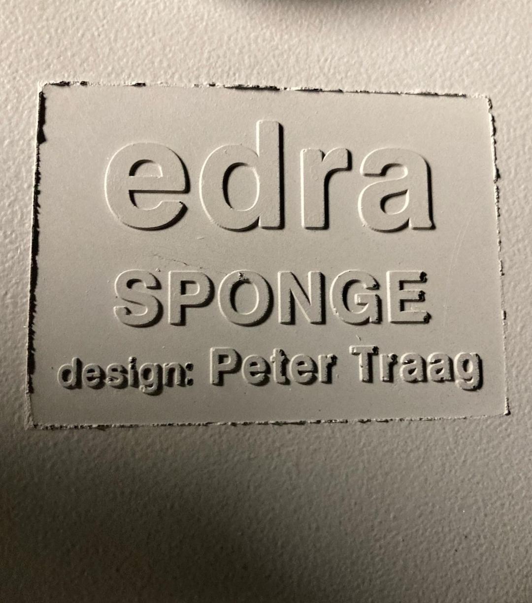 Edra Sponge Chairs, a pair by Dutch designer Peter Traag 2