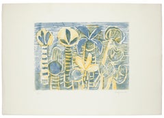 Plants - Original Etching by Eduard Bargheer - 1977