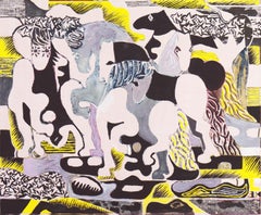 'Modernist Equestrian', WPA Murals, Kansas City Art Institute, PAFA, Horses