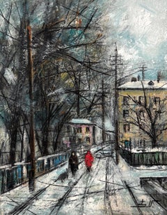 City View Impressionism Original oil Painting One of a Kind