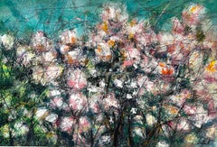 Drifting in Cotton Landscape Impressionism Original oil Painting Ready to Hang