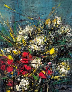 Flowers Impressionism Original oil Painting One of a Kind