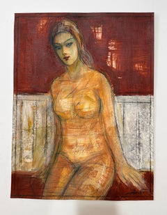 Nude Figurative art Original oil Painting One of a Kind