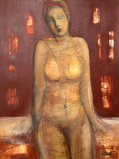 Nude Figurative art Original oil Painting One of a Kind