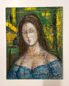 Portrait Women Contemporary Art Original oil Painting One of a Kind
