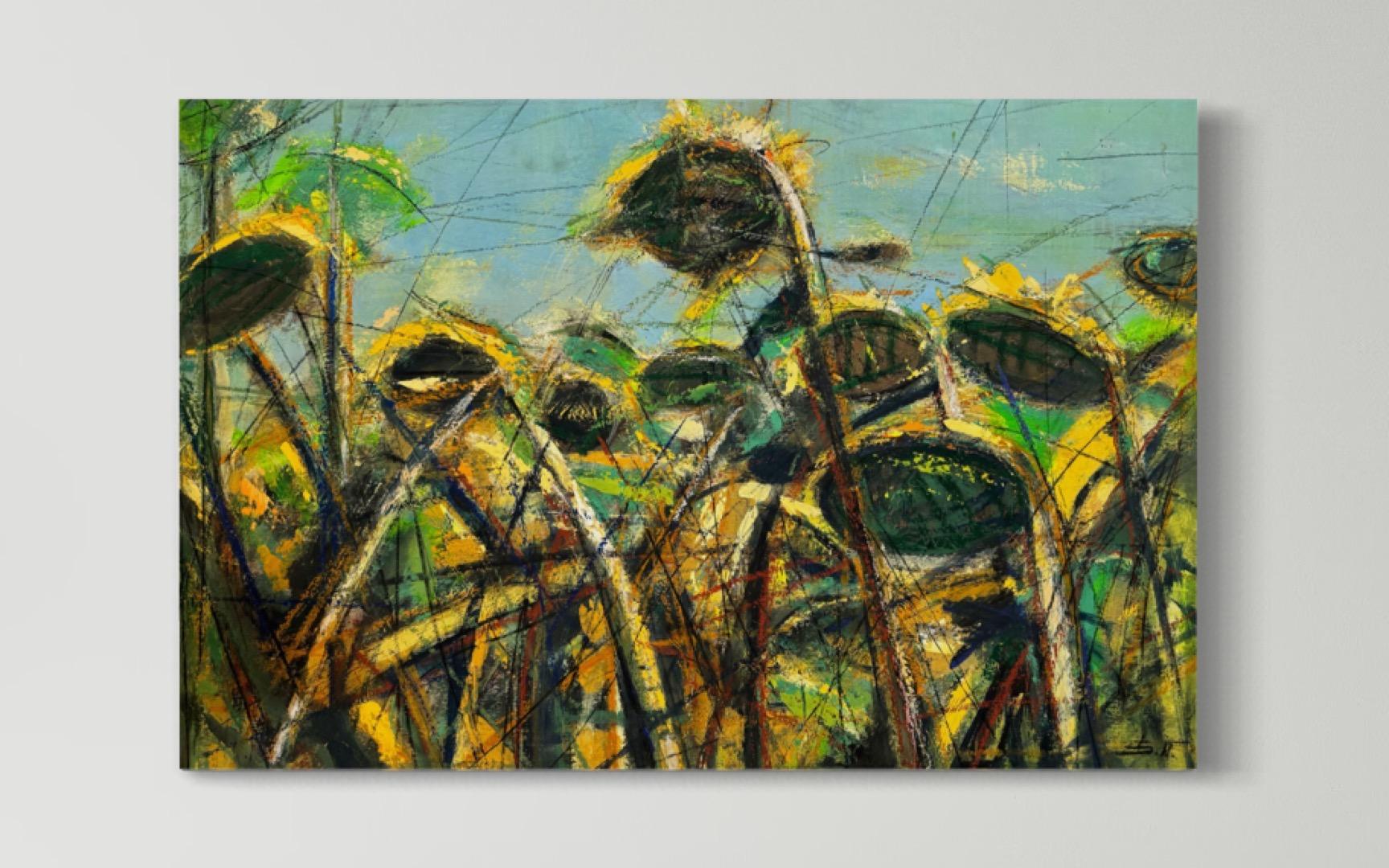 Artista: Eduard Matevosyan
Obra: Pintura al óleo original, Obra de arte hecha a mano, Única en su género 
Técnica Óleo sobre tabla
Año: 2025
Estilo: Impresionismo, 
Título: Los girasoles,
Tamaño: 25,5