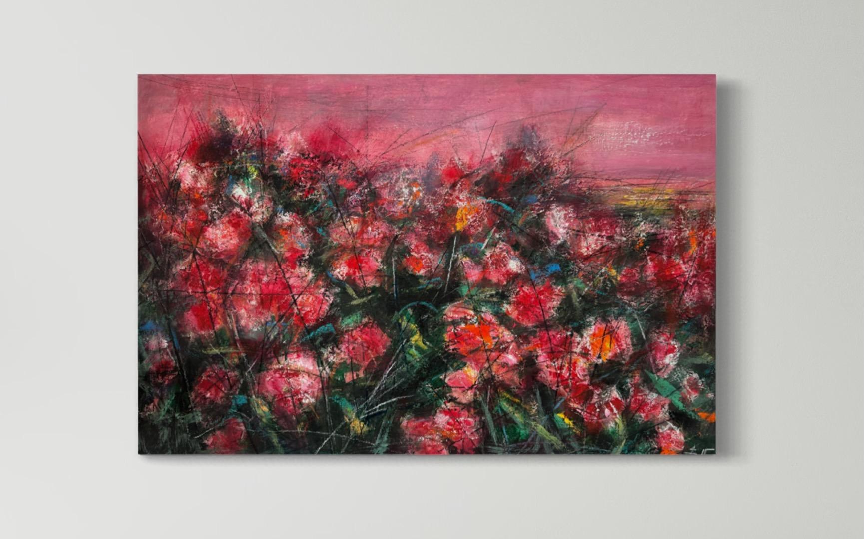 Artista: Eduard Matevosyan
Opera: Pittura a olio originale, opera d'arte fatta a mano, pezzo unico 
Medium: Olio su pannello
Year: 2025
Stile: Impressionismo, 
Titolo: Rosa di velluto,
Dimensioni: 25,5
