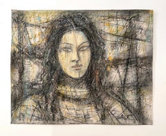 Frauen Porträt Zeitgenössische Kunst Original Ölgemälde One of a Kind