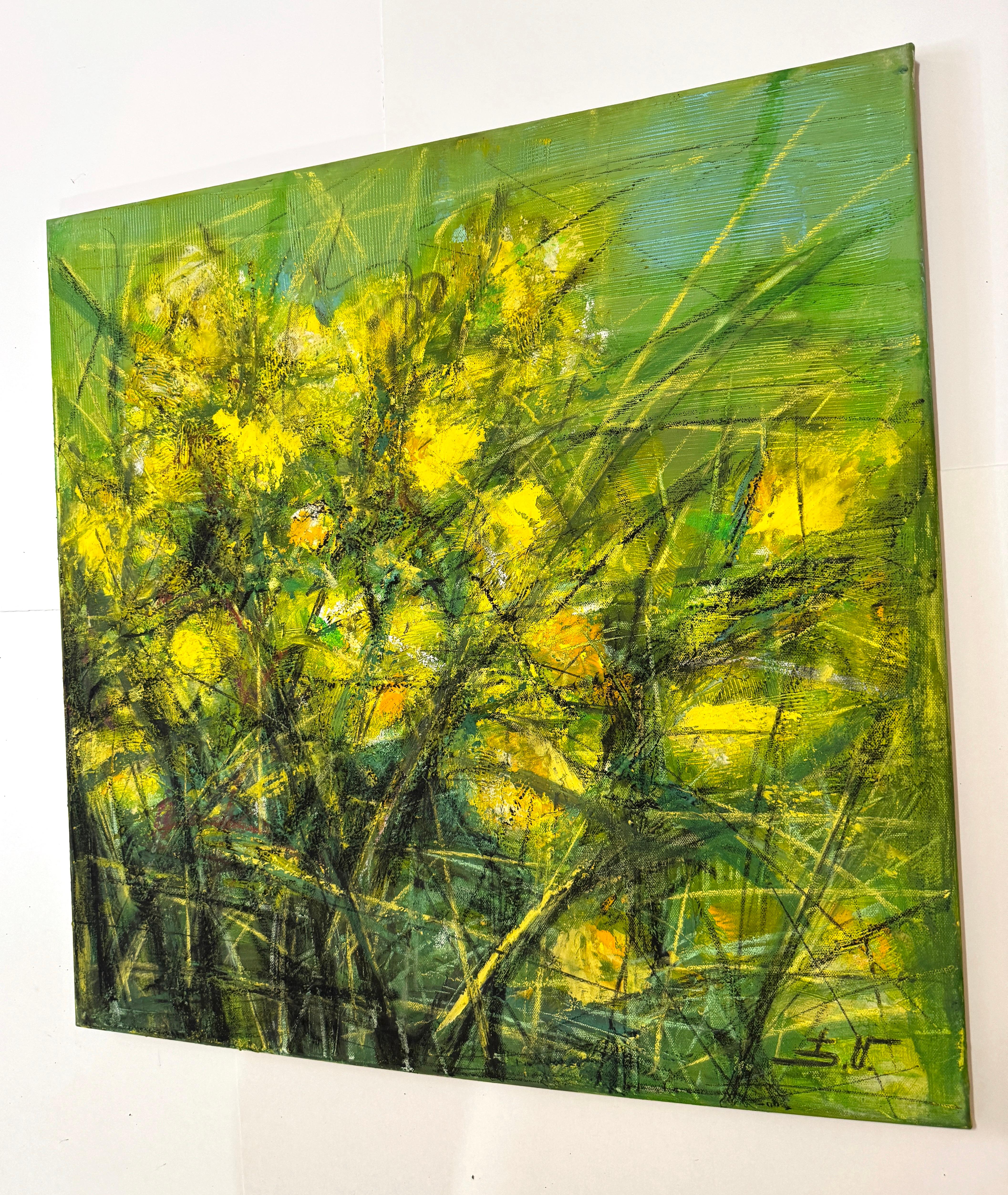 Artist: Eduard Matevosyan
Work: Original Oil Painting, Handmade Artwork, One of a Kind 
Medium: Oil on Canvas
Year: 2025
Style: Impressionism, 
Title: Yellow Serenity,
Size: 24