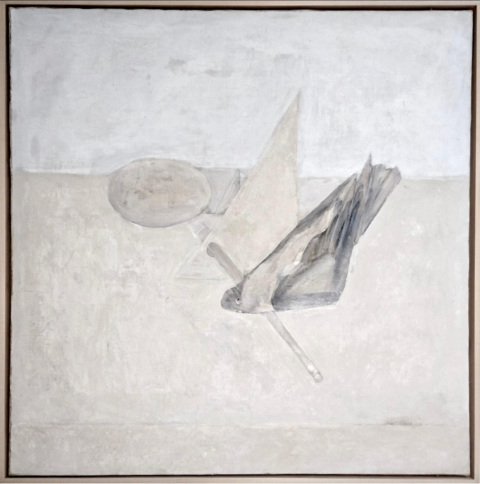 Eduard Steinberg Abstract Painting - Compositions of the Bird, the Triangle, and the Mask