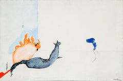 Eduardo Arranz Bravo, Gatass - Original abstract canvas painting