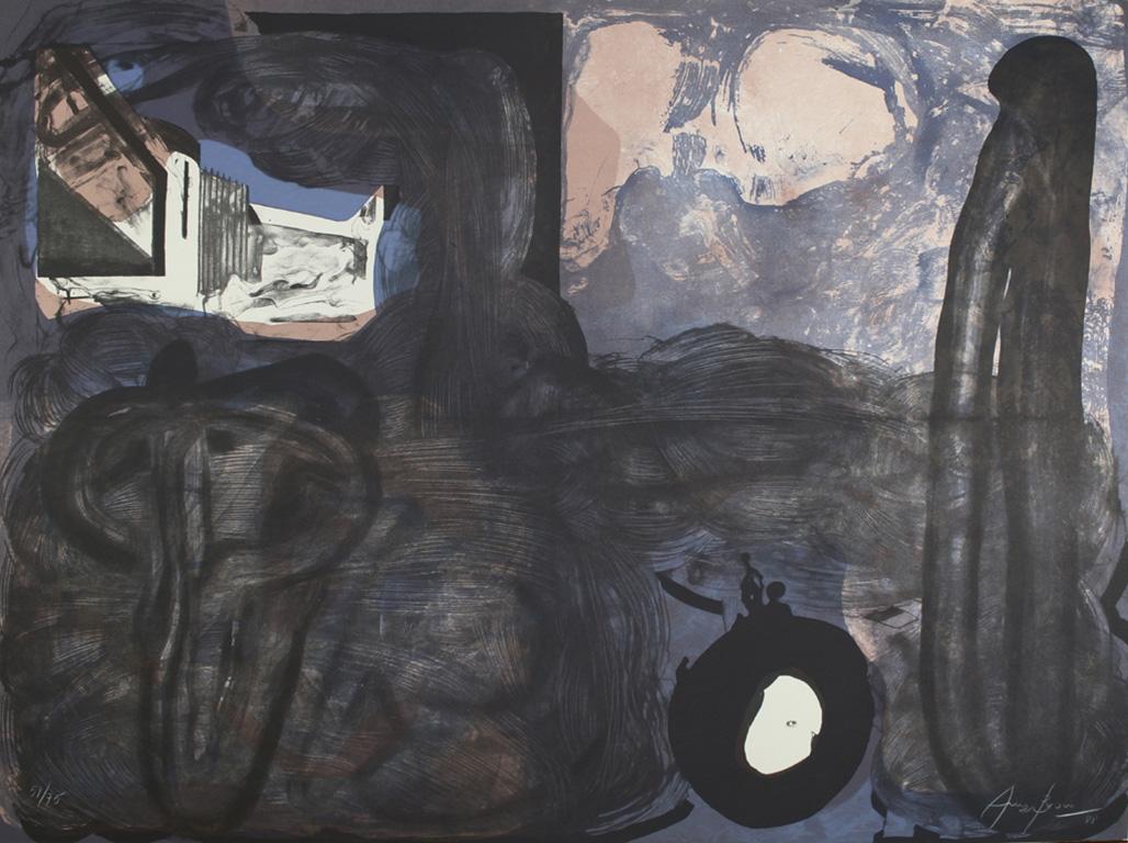 Eduardo Arranz-Bravo - Casa negra (Black House)
Date of creation: 1988
Medium: Lithograph on paper
Edition: 75
Size: 56 x 76 cm
Condition: In perfect conditions and never framed
Observations:
Lithograph on paper signed by the artist and numbered