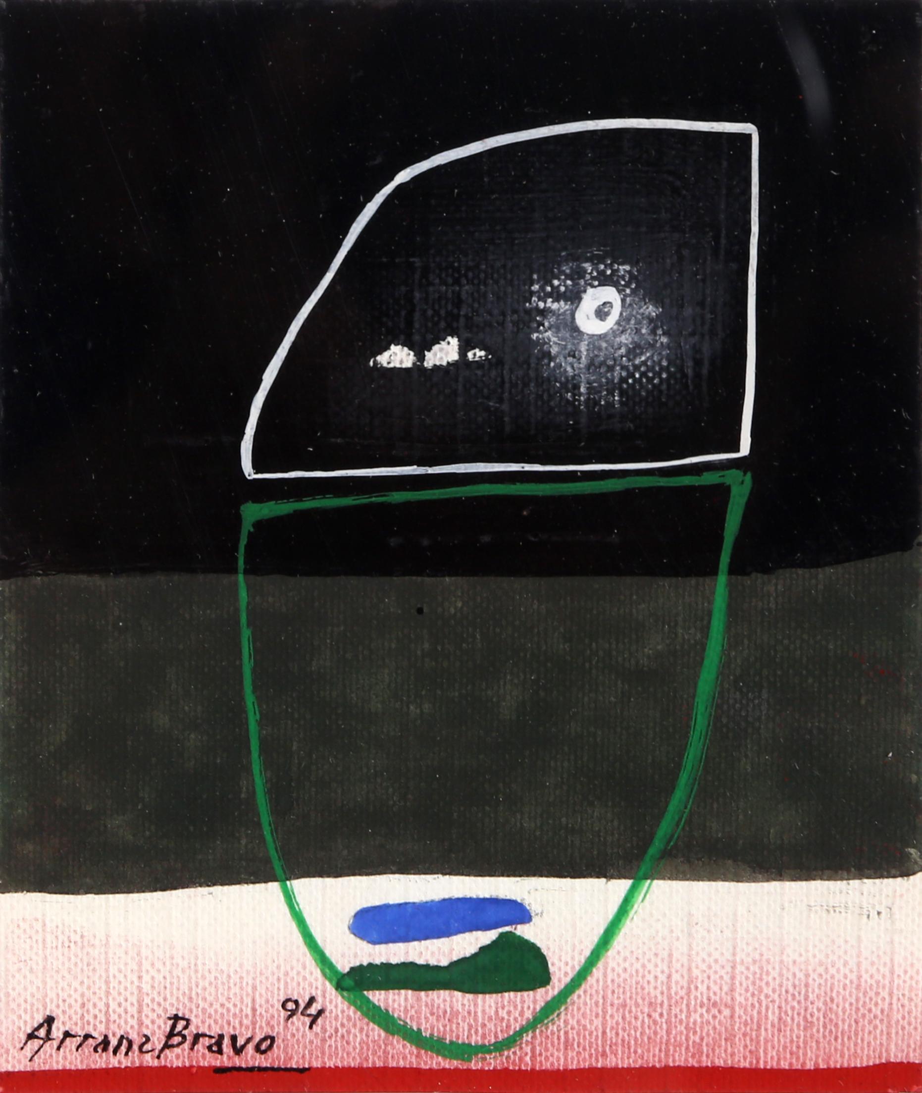 Cadaques No.44, Surrealist Mixed Media on Paper by Eduardo Arranz-Bravo For Sale 1