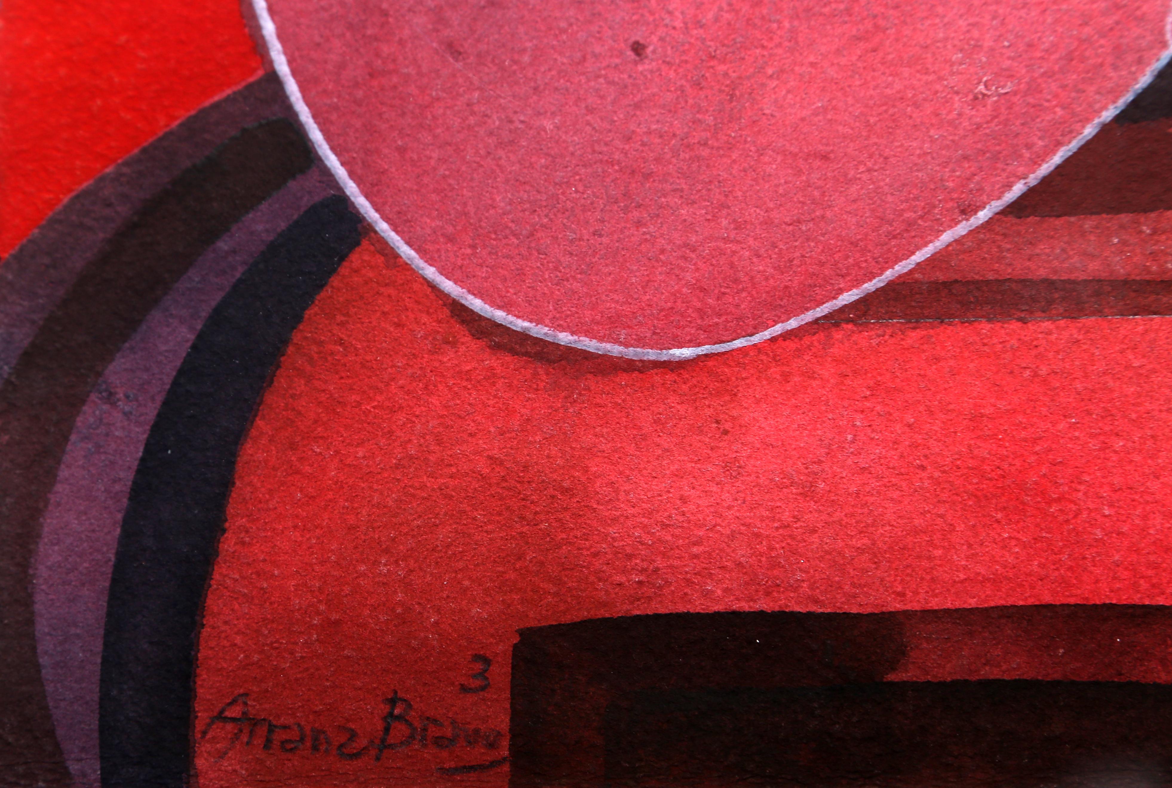 Artist: Eduardo Arranz-Bravo, Spanish (1941 - )
Title: Cosmos 4
Year: 2003
Medium: Acrylic and Mixed Media on Paper, signed and dated
Paper Size: 15.5 x 21.5 in. (39.37 x 54.61 cm)
Frame Size: 30.5 x 37 inches

Provenance: Franklin Bowles Galleries,