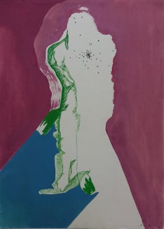 Arranz Bravo FEMALE FIGURE.. Original acrylic painting