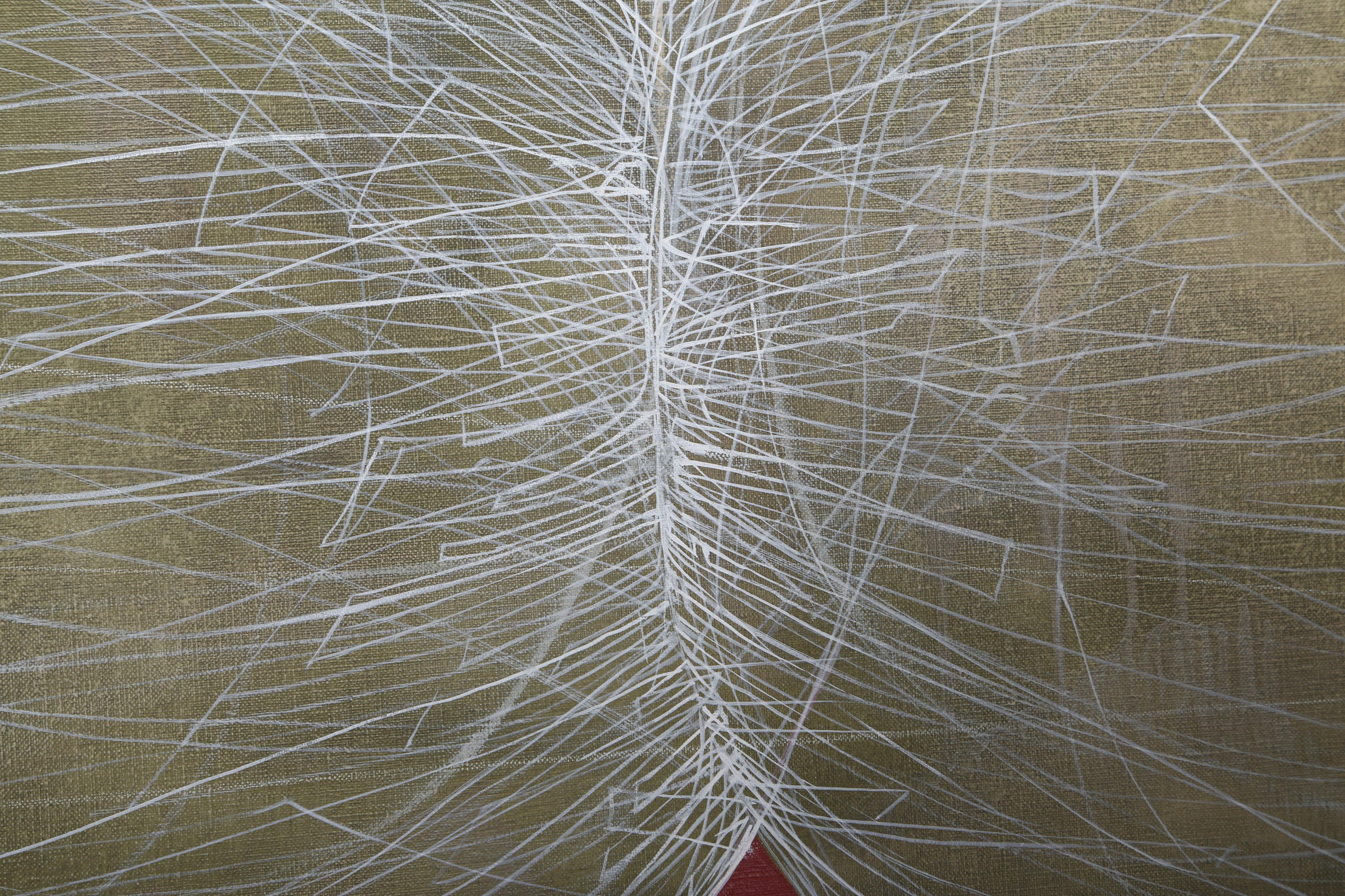 Estigma de Pintor III, peinture à l'huile abstraite surréaliste d'Eduardo Arranz-Bravo en vente 2
