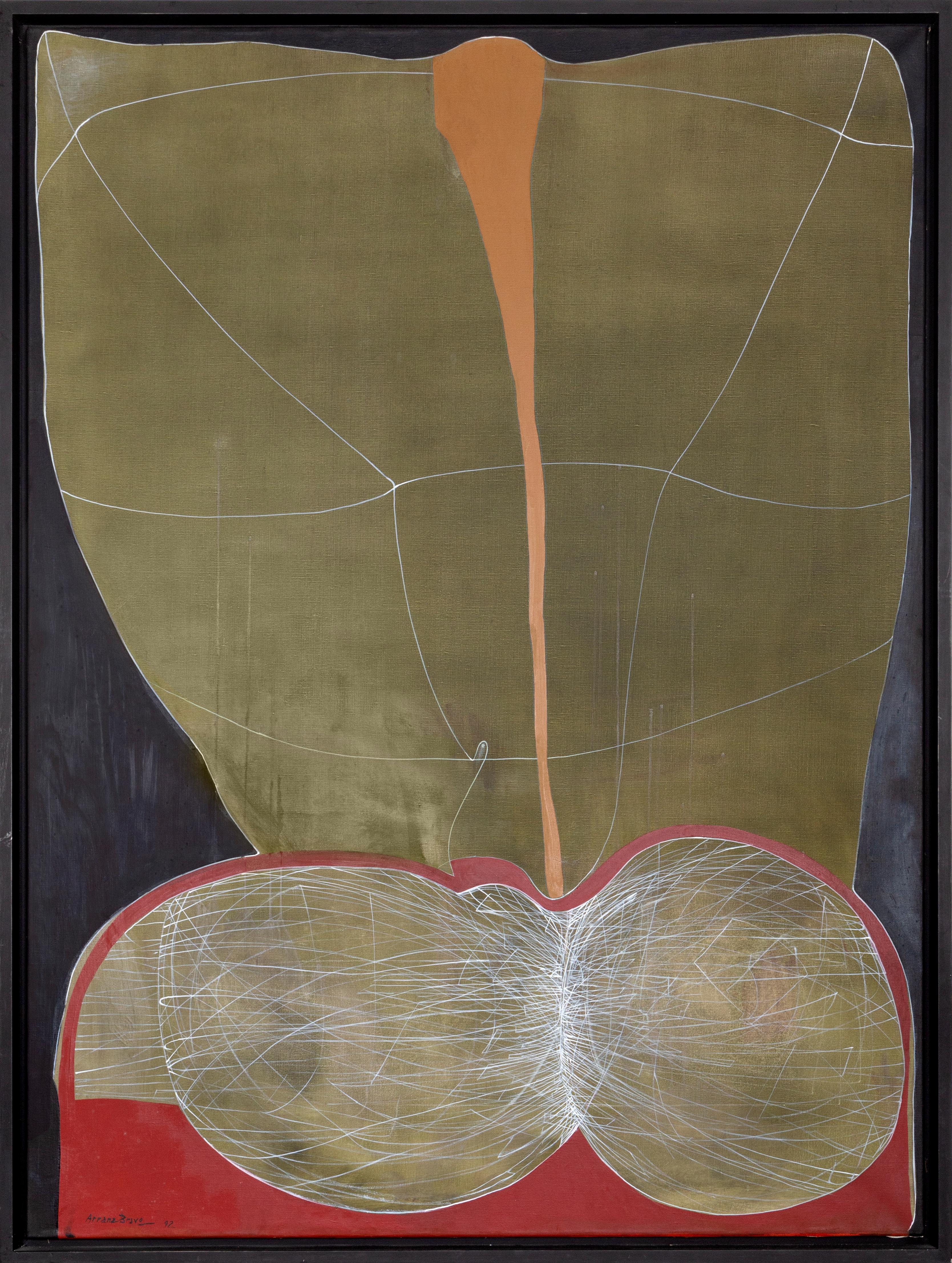 Artistics : Eduardo Arranz-Bravo, Espagnol (1941 - )
Titre : Estigma de pintor, III
Année : 1992
Moyen : Huile sur toile, signé, titré et daté au verso
Taille : 50 x 36 in. (127 x 91.44 cm)