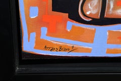 Tilo I, Large Abstract Oil Painting on Canvas by Eduardo Arranz-Bravo