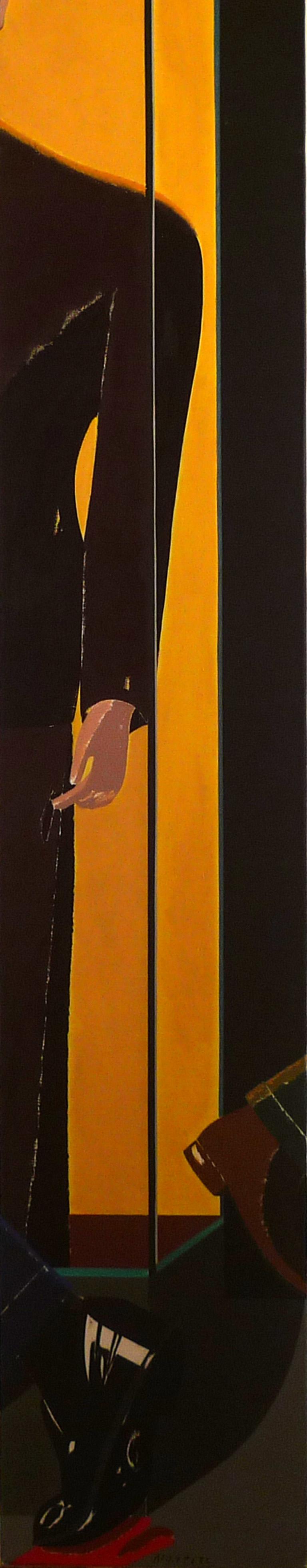 Toda la ciudad habla - Painting de Eduardo Arroyo