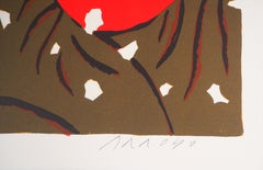 Un día de invierno - Litografía original firmada a mano