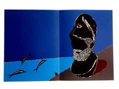 Eduardo Arroyo - Homenaje griego - Litografía original
