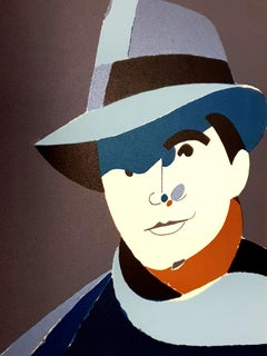 Eduardo Arroyo - Jean Moulin - Litografía original