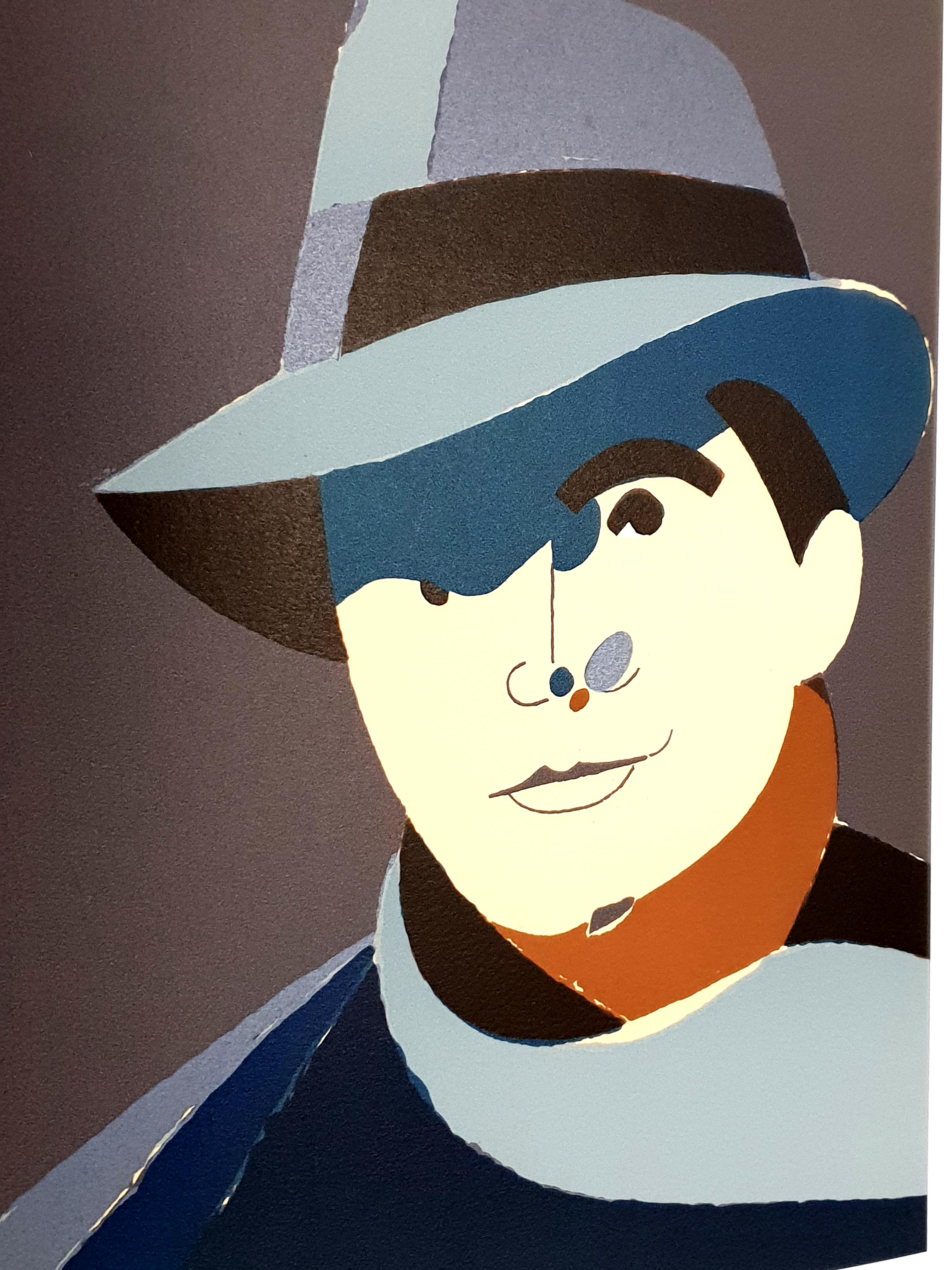 Eduardo Arroyo - Jean Moulin - Original Lithograph For Sale 4