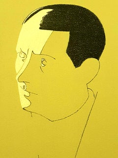Eduardo Arroyo - Malraux - Original Handsigned Lithograph