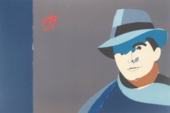 Jean Moulin, Man with Hat - Original Handsigned Lithograph