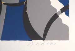 Saint Michel - Litografía original firmada a mano