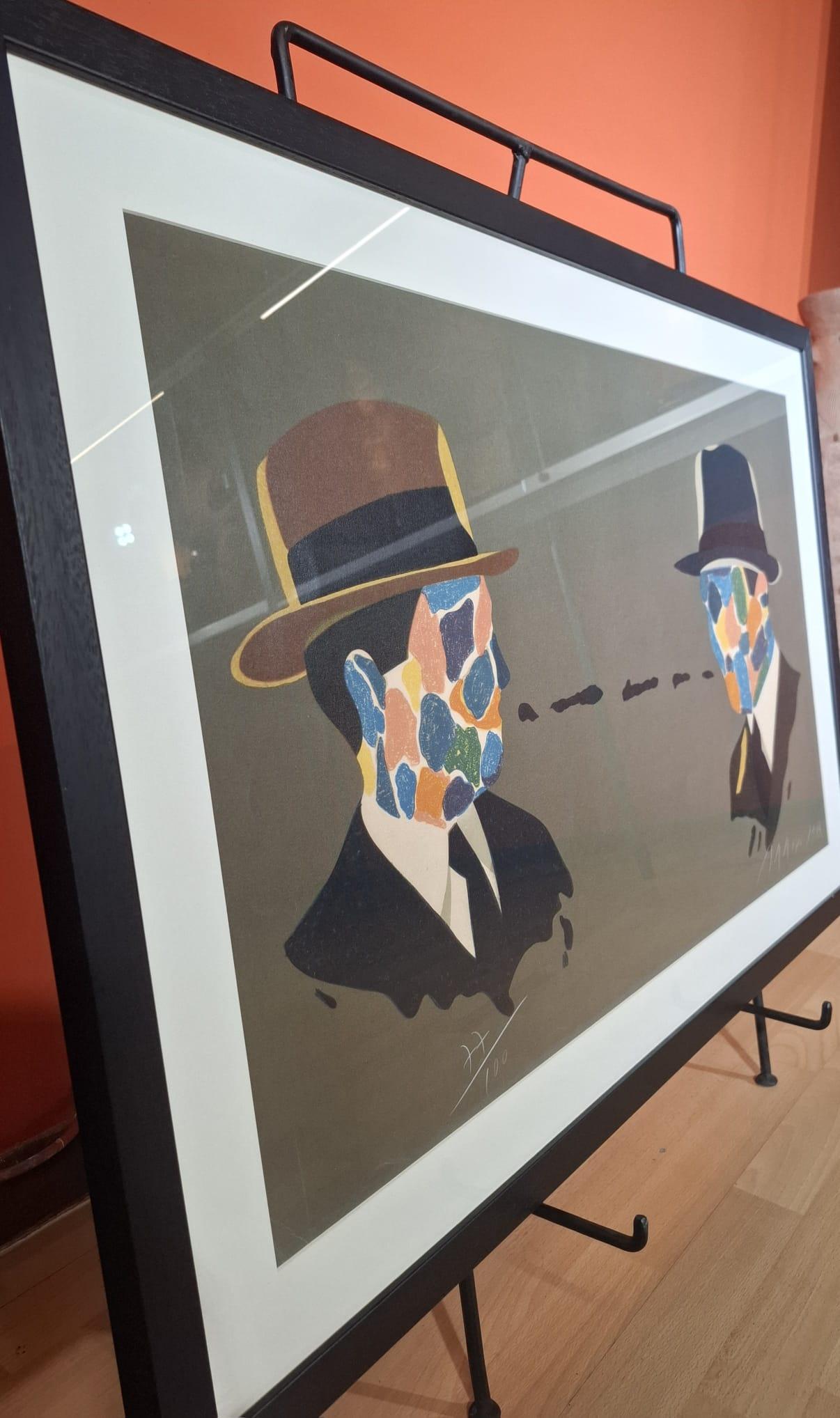 Sin Título - Abstract Print by Eduardo Arroyo