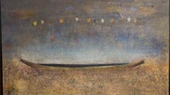Eduardo Azuaje Venezuelan Oil Painting Tropical Azul Latin American Modernism