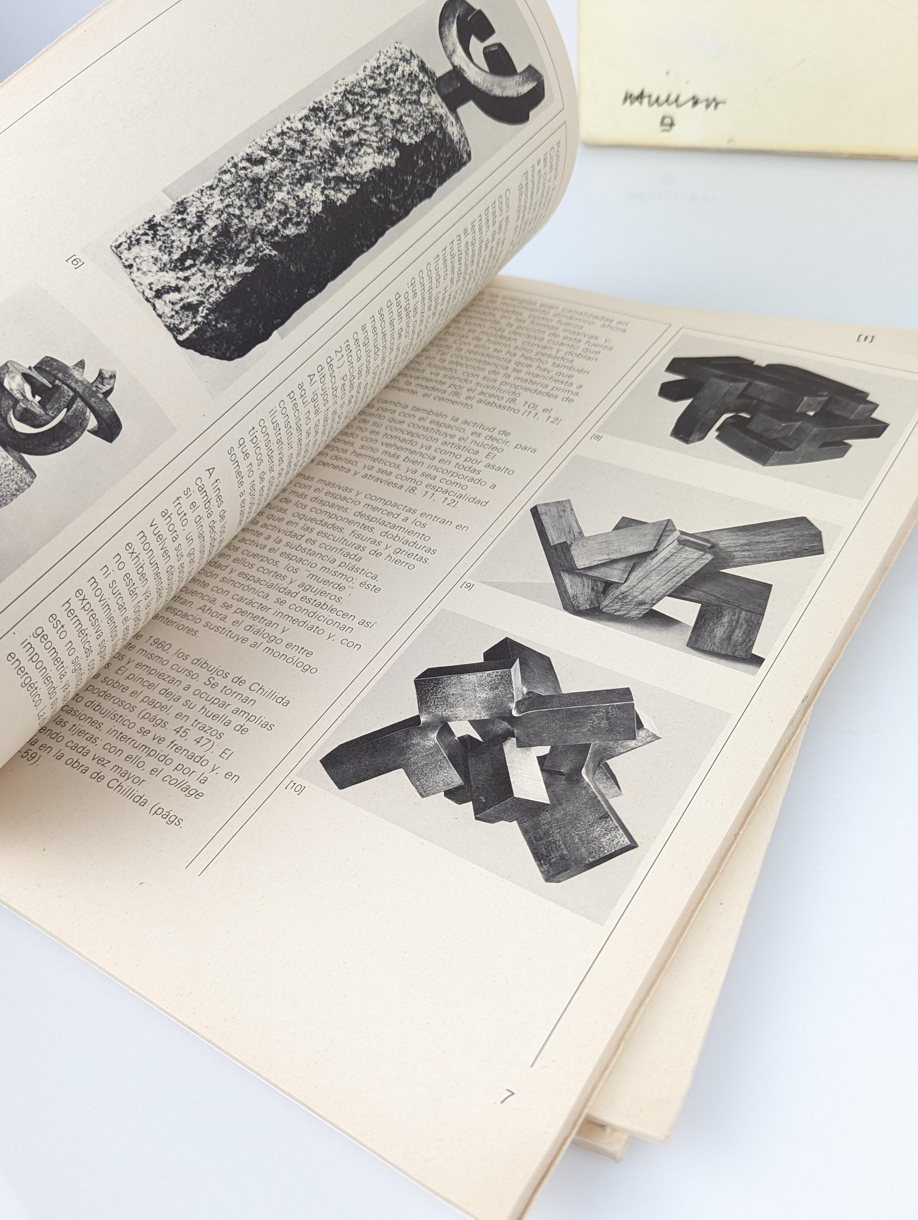 Paper Eduardo Chillida by Werner Schmalenbach '3 Volumes', 1979