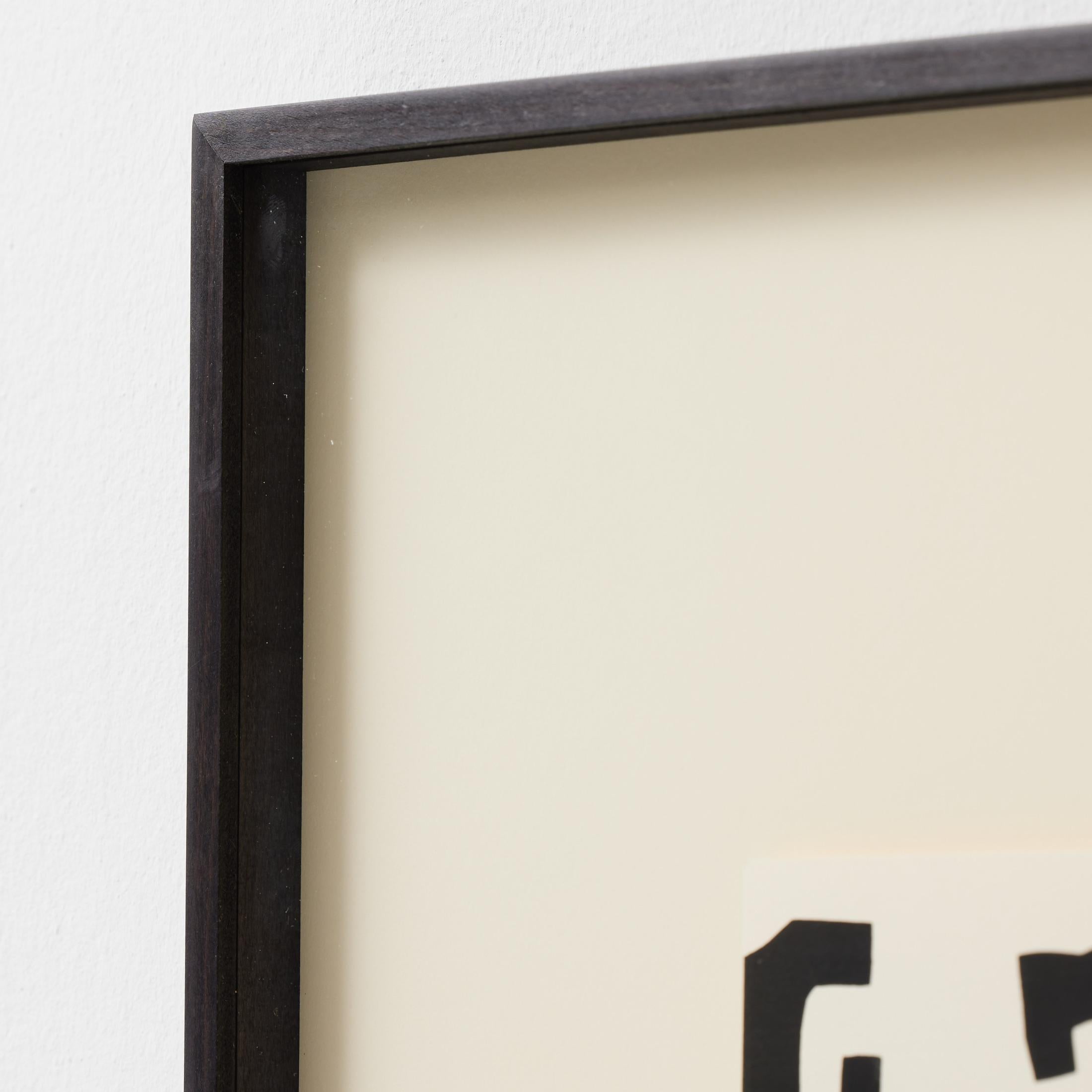 Eduardo Chillida Framed Lithograph, 1975 en vente 3