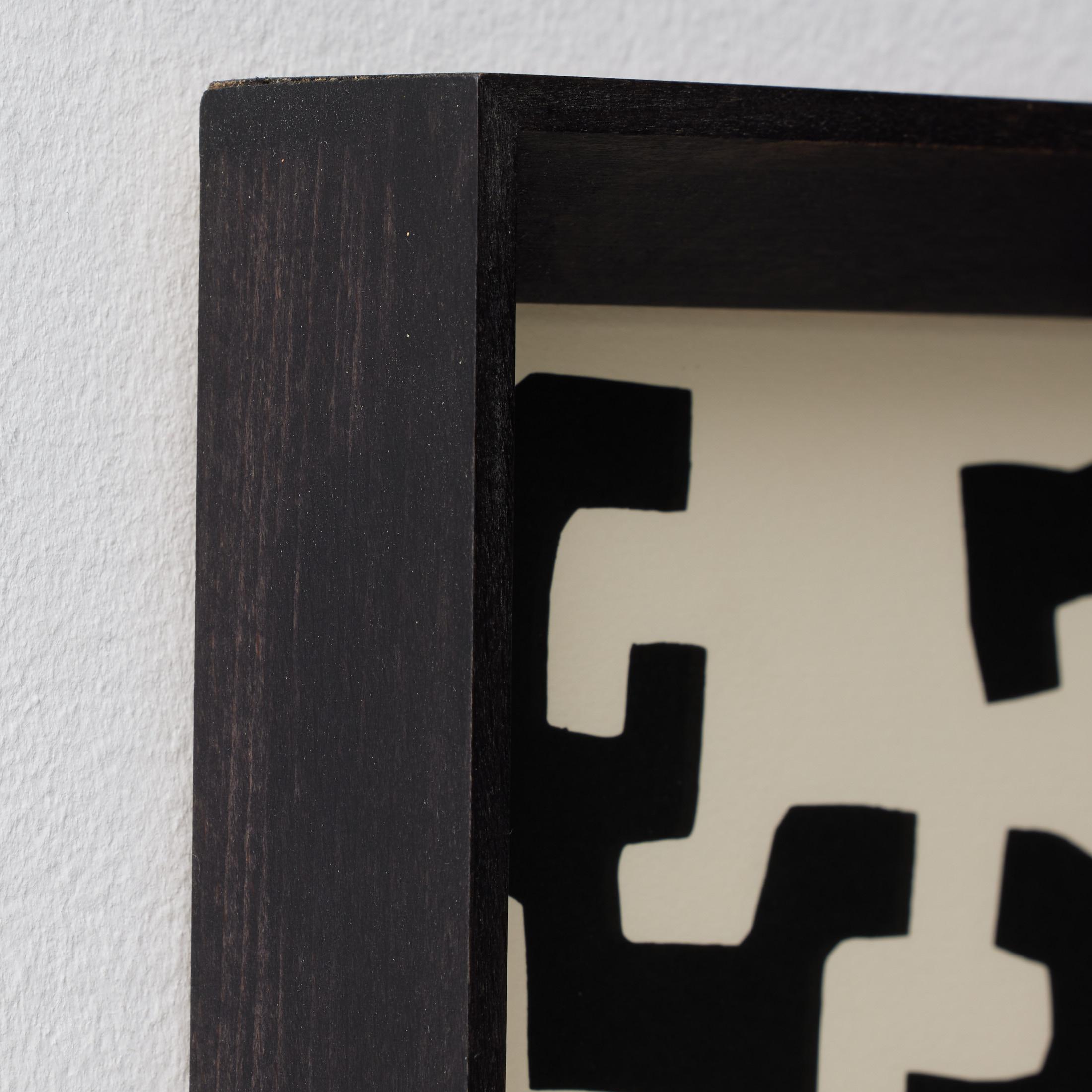 Eduardo Chillida Framed Lithograph, 1975 In Good Condition For Sale In Barcelona, Barcelona