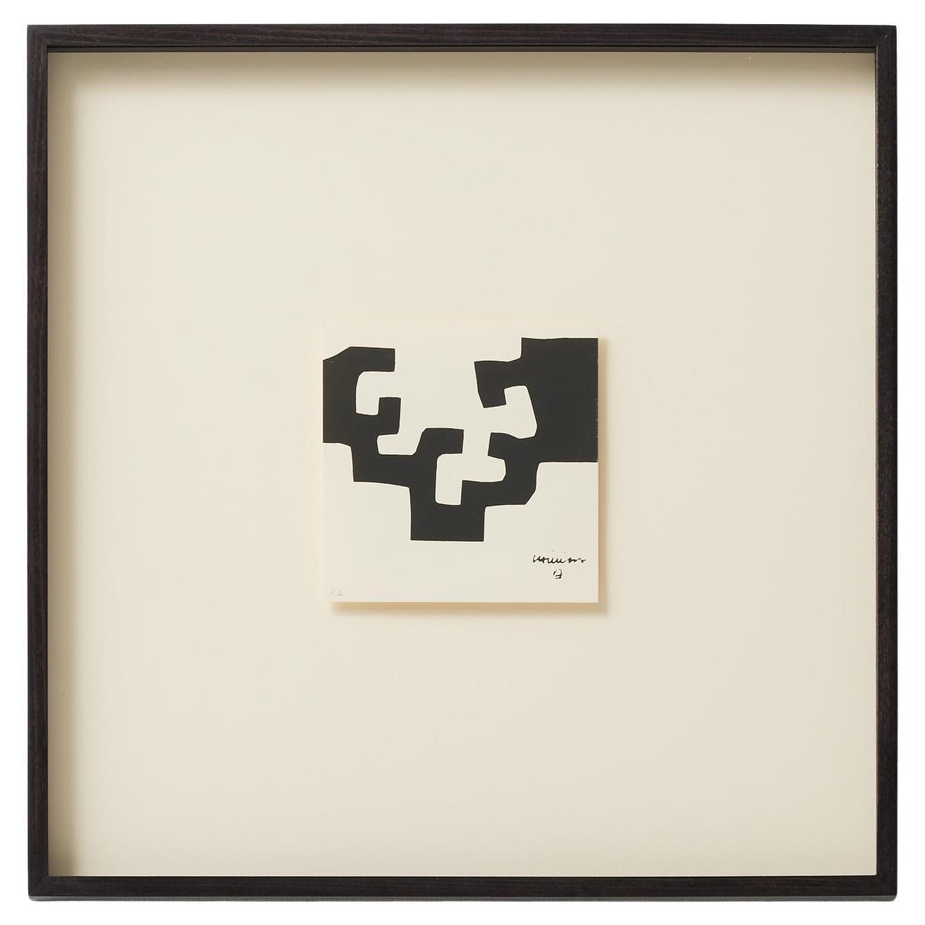 Eduardo Chillida Framed Lithograph, 1975