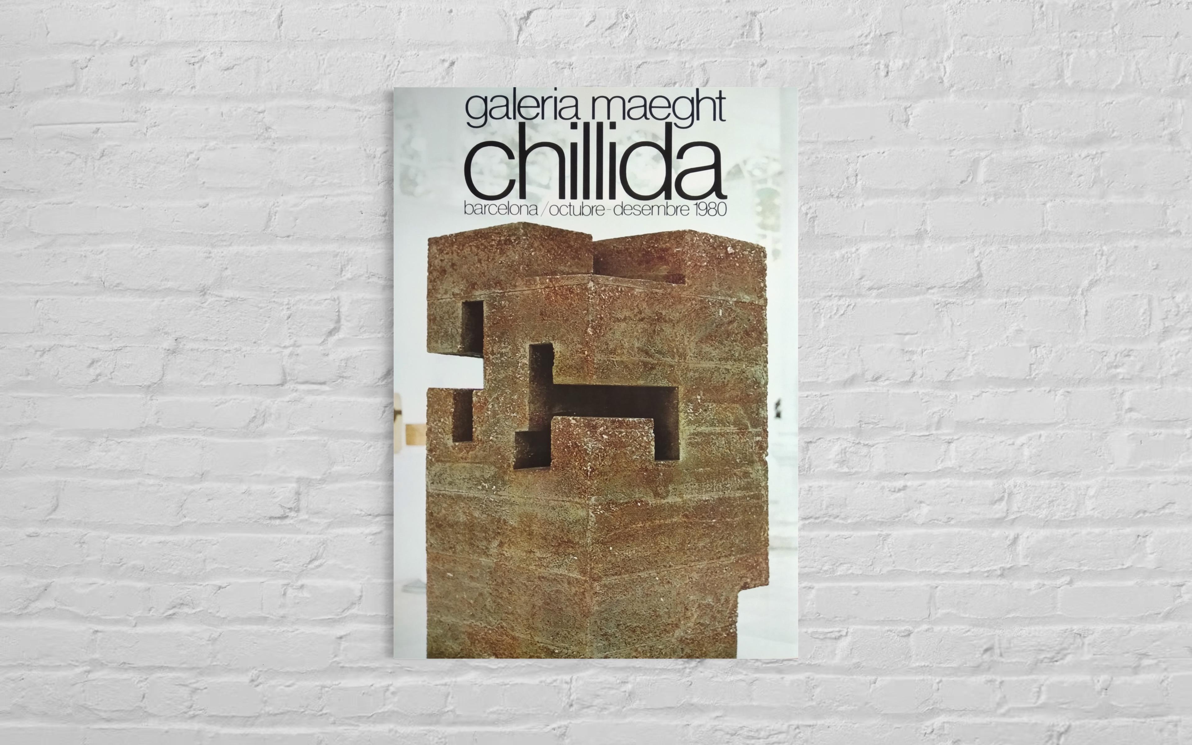 Chillida. Galeria Maeght. Octubre - Desembre 1980 For Sale 1