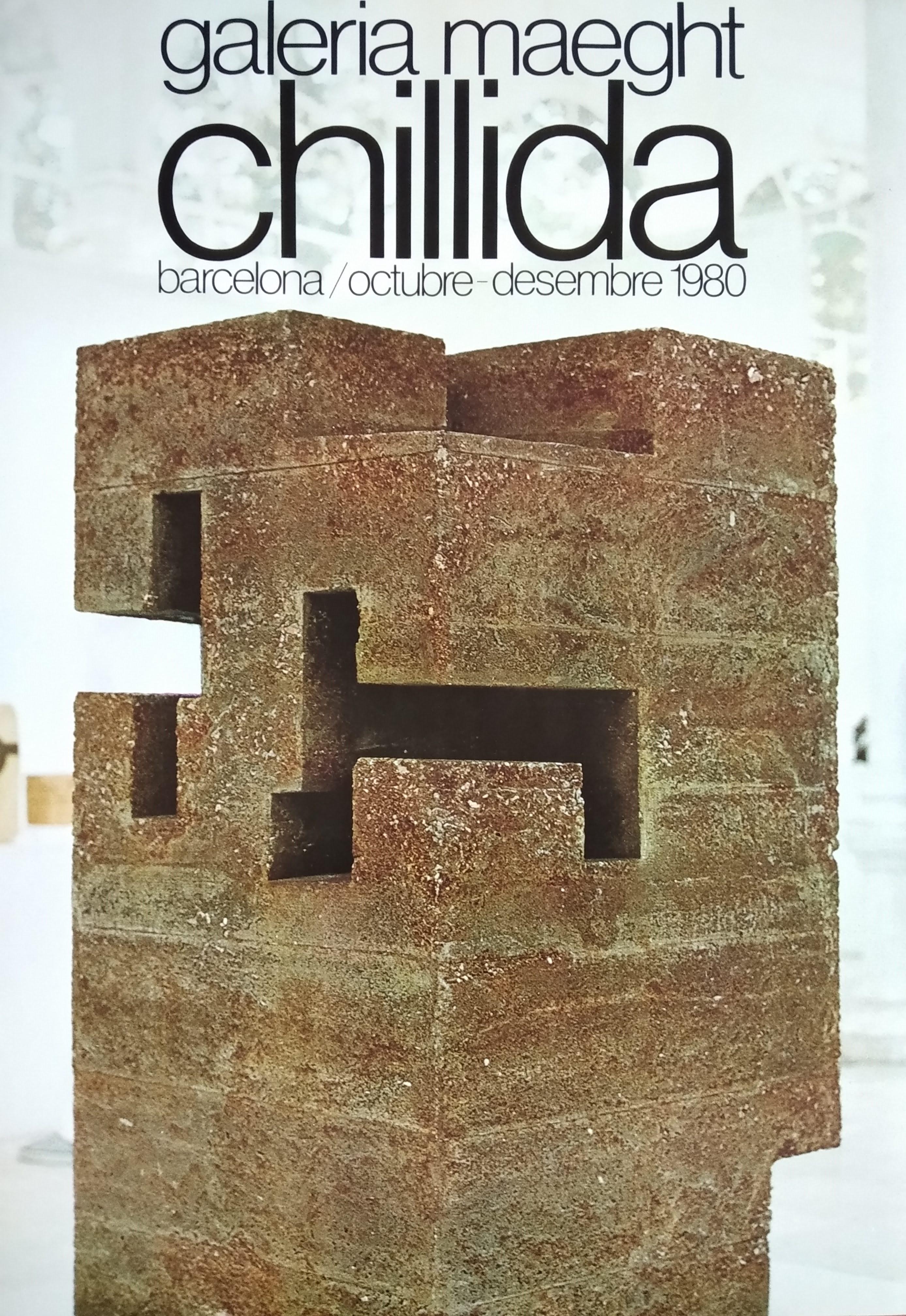 Chillida. Galeria Maeght. Octubre - Desembre 1980 - Mixed Media Art by Eduardo Chillida