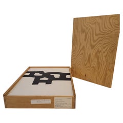 Eduardo Chillida “Parmenide le poéme” book 6 white engraving printed in intaglio