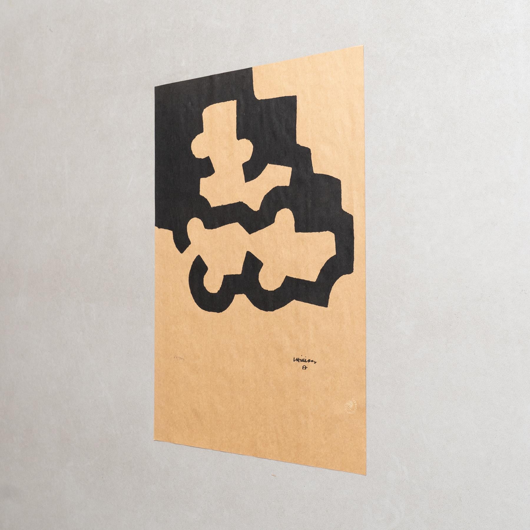 Grabado de Eduardo Chillida, hacia 1990 Moderno de mediados de siglo