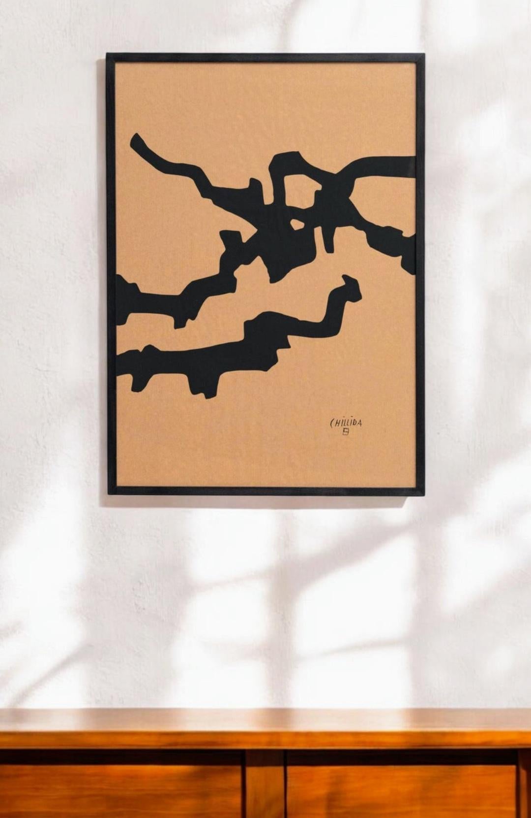 Eduardo Chillida Drucke, Satz von 2, um 1990 (Spanisch) im Angebot