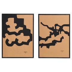 Eduardo Chillida Prints, Set of 2, circa 1990