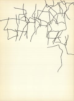 1964 Eduardo Chillida 'DLM no. 143 Page 3' France Lithograph