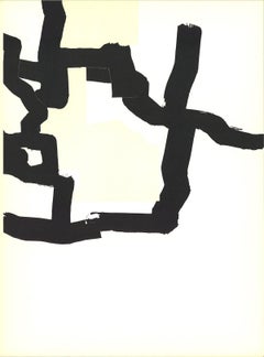 1970 Eduardo Chillida 'DLM No. 183 page 17' Black & White Lithograph