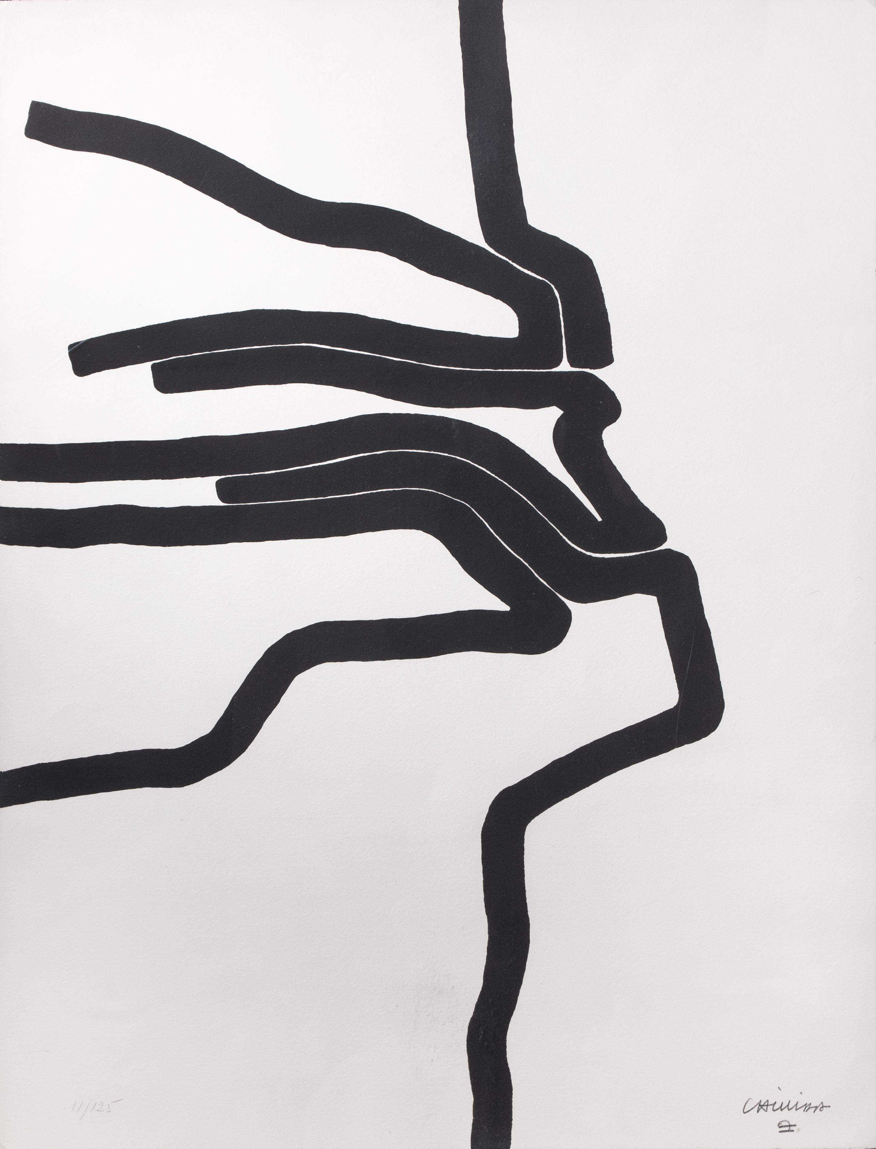 Affiche no.87 - 1964 - Eduardo Chillida - Lithograph - Contemporary For Sale 1