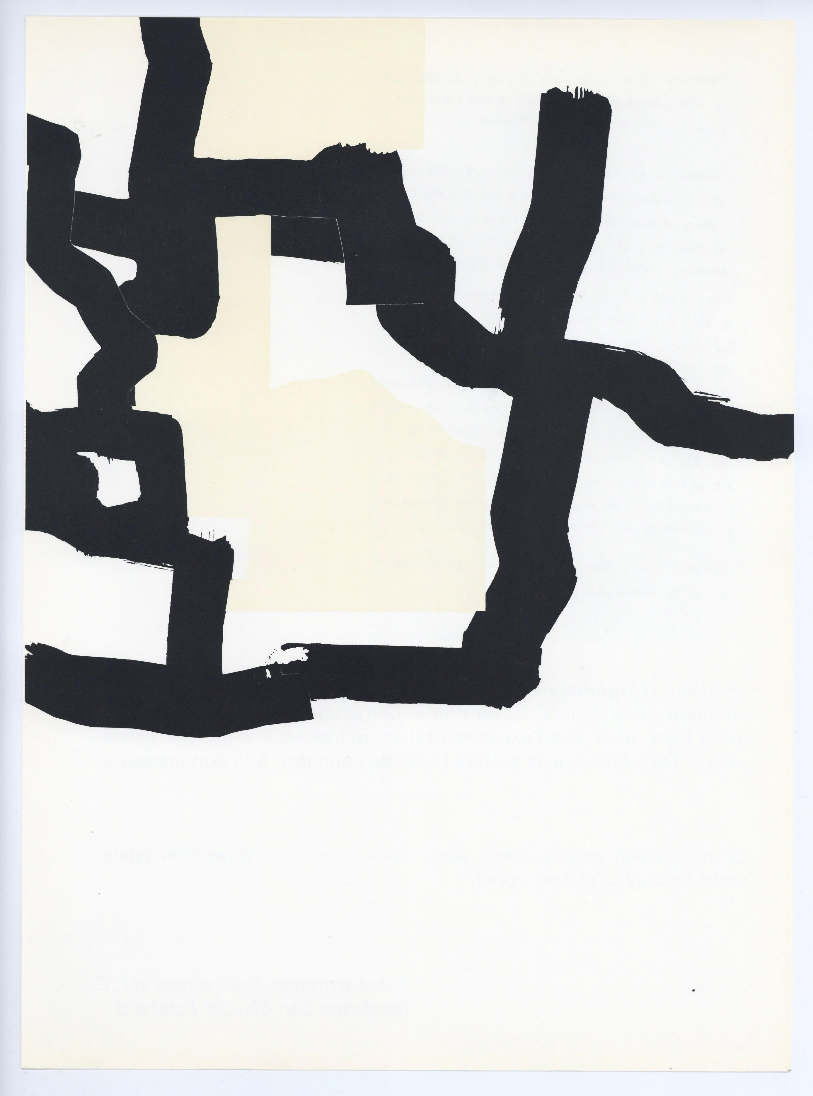 (after) Eduardo Chillida - lithograph