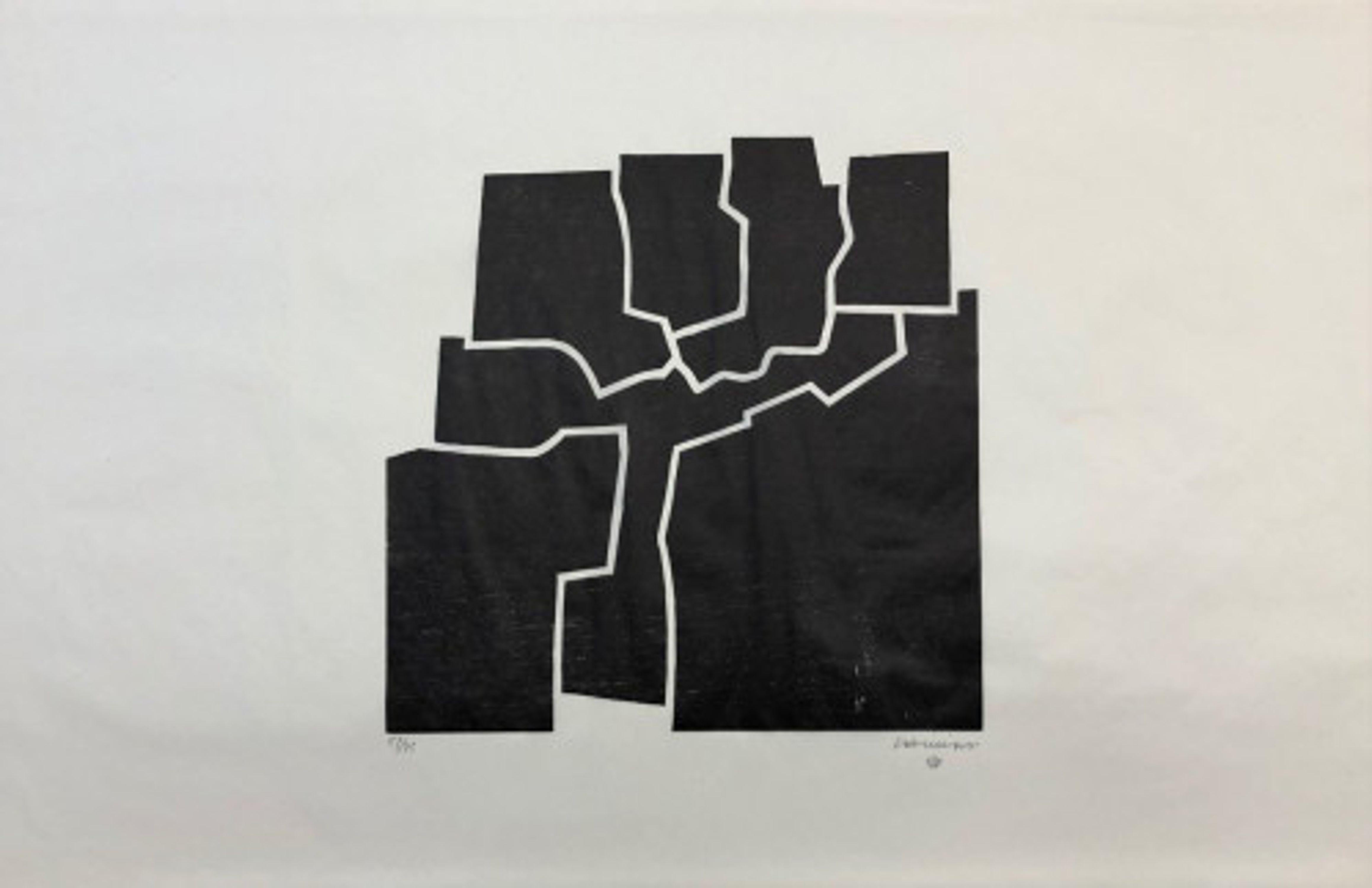 Beltza V - Print by Eduardo Chillida